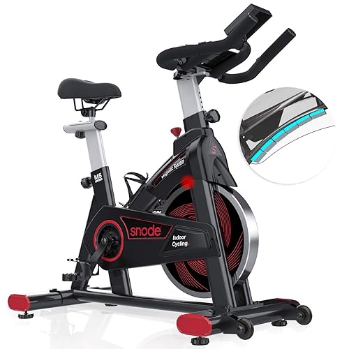 SNODE Magnetic Indoor Cycling bike-Exercise Bike With Tablet