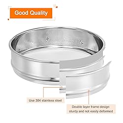 PATIKIL 35 Mesh Lab Sieve, 8" Diameter Test Sieve
