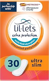 Lil-Lets Extra Protection Pantyliners X 30 One Pack Light Bladder Support