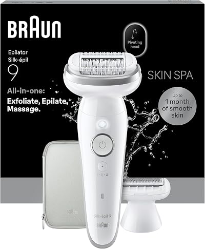 Braun Silk-épil 9 Epilator 9-041 Wet & Dry Pivoting Head Shaver Trimmer