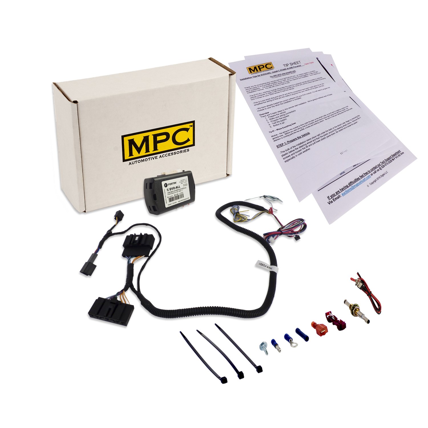 Amazon.com: Complete Remote Start Kit Fits Select Ford & Mazda Vehicles  2007-2014 - Use Your Factory OEM Remotes - PREWIRED: Automotive