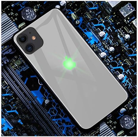 Amazon Co Jp 着信光るiphone 11電話ケース フラッシュボイスコントロールガラスケースシリコーンオールインクルーシブドロップ防止11promax Apple 11pro C 5 8inch ホーム キッチン