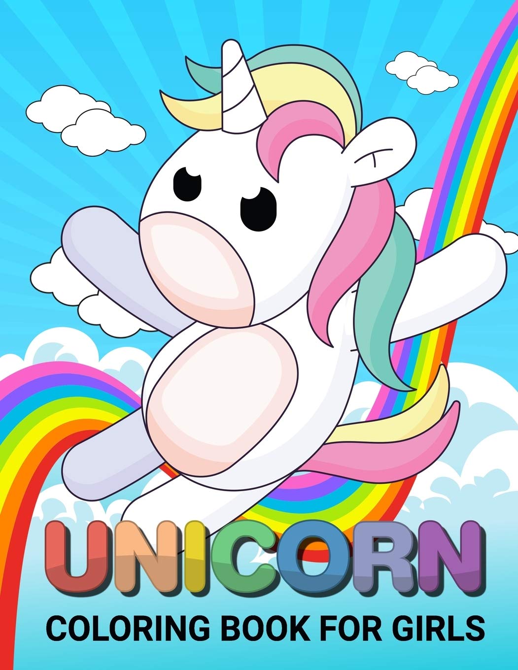 6800 Collections Jumping Unicorn Coloring Pages Best