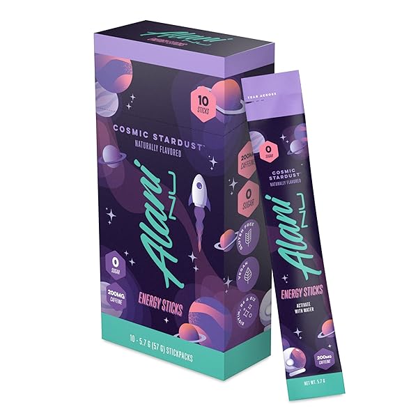 ALANI NU COSMIC STARDUST, ENERGY STICKS DRINK POWDER,...