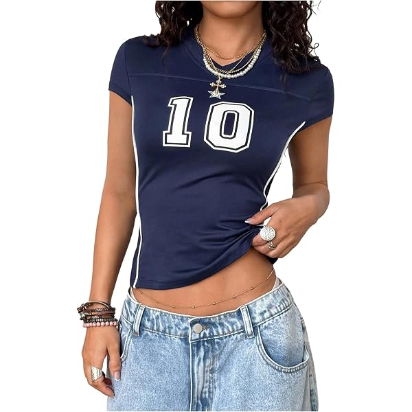 T-shirt Haut Femme ROCCOBAROCCO Vintage Années 2000 - Taille 36/38 - Maille Graphique - Made In Italy - Très Bon état