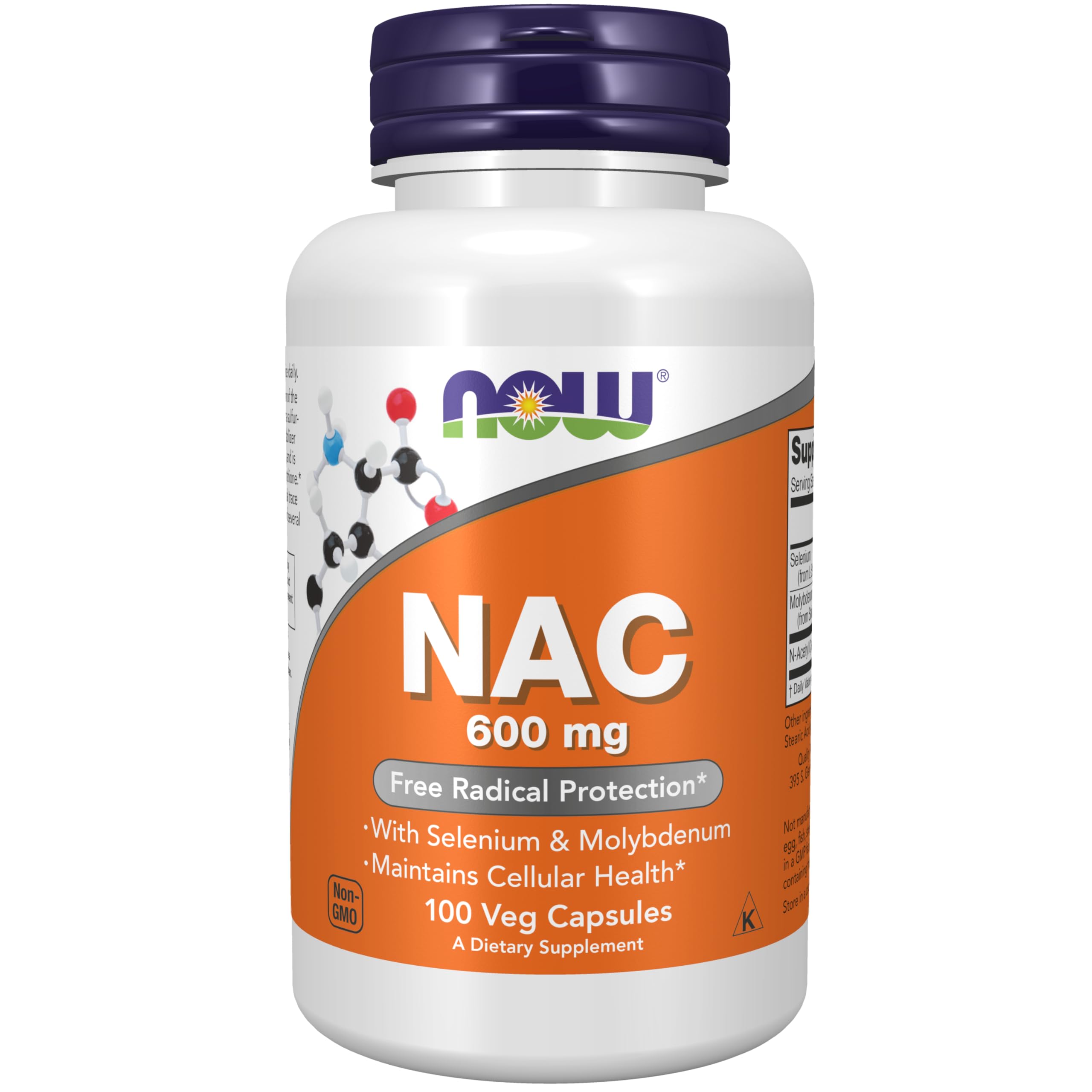 Now Supplements, NAC (N-Acetyl Cysteine) 600 mg & Now Supplements, Omega-3 180 EPA / 120 DHA, Molecularly Distilled, Cardiovascular Support*, 200 Softgels