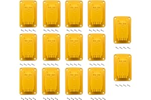 RISELION Tool Holders for Dewalt Tool Drill Driver 20V 12V, Wall Mount Drill Holder with 56 Screws (14 Packs, w/56 Screws, No Tools)
