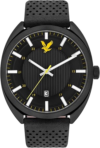 Lyle & Scott Tevio Reloj de Hombre Cuarzo 44mm Correa de Cuero LS-6015-02