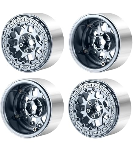 Aazon.co: 2.2inch Etal Beadlock Wheel Ris 4pcs 35 Width Wheel