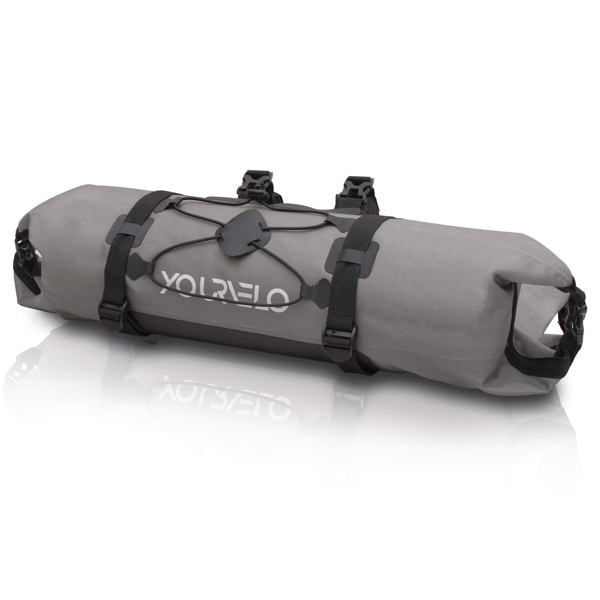 YourVelo - Bicycle handlebar bag - 9 L volume - 100% waterproof - 340 g - bicycle bag handlebar front pocket bike packing