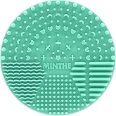 MINTHE&trade; Makeup Brush Cleaner Mat | 2 Pack | Silicone Make up Cleaning Pad