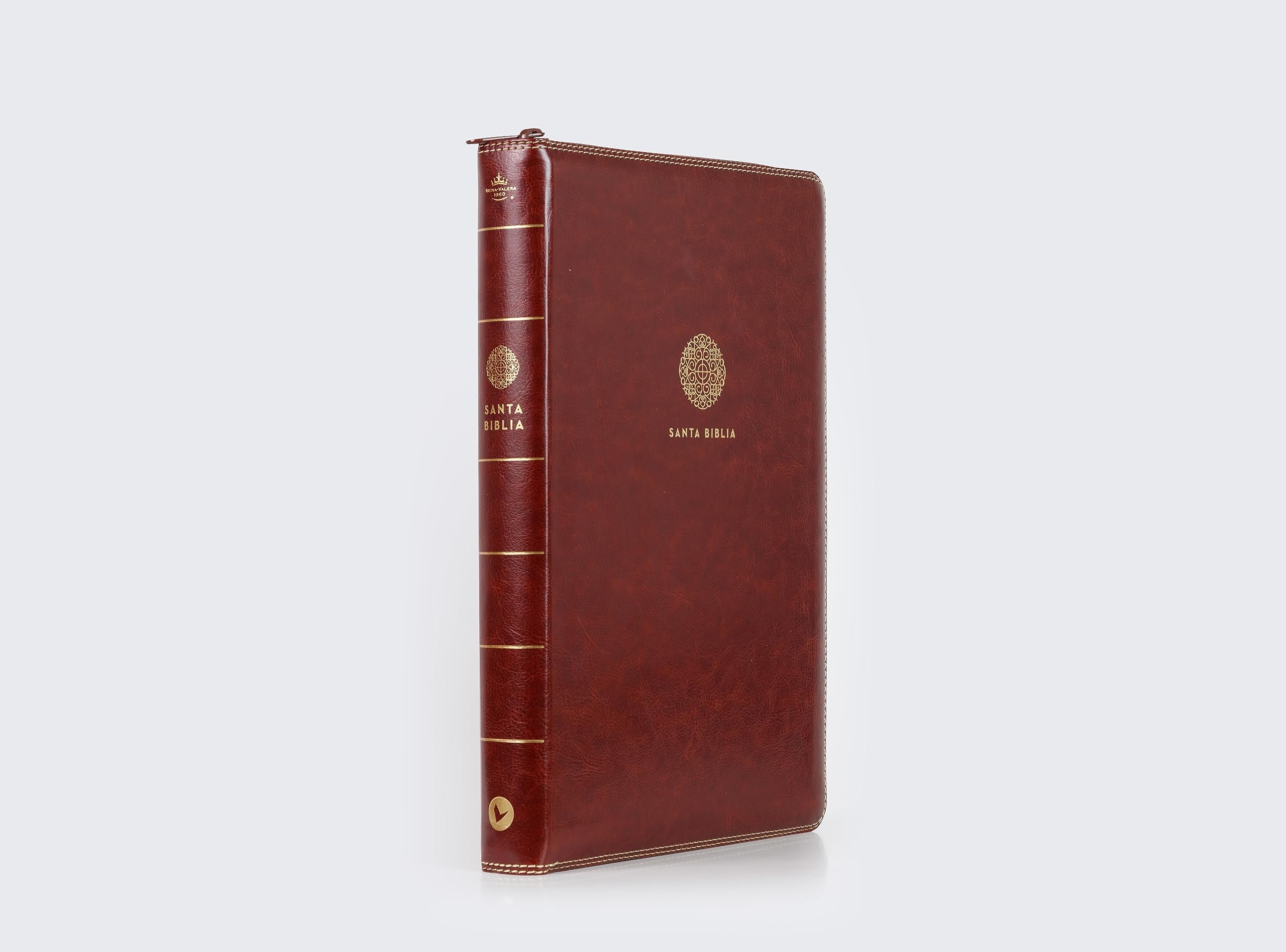 RVR60, Santa Biblia, Letra Supergigante, Leathersoft, Café, con Cierre, Comfort Print (Spanish Edition)