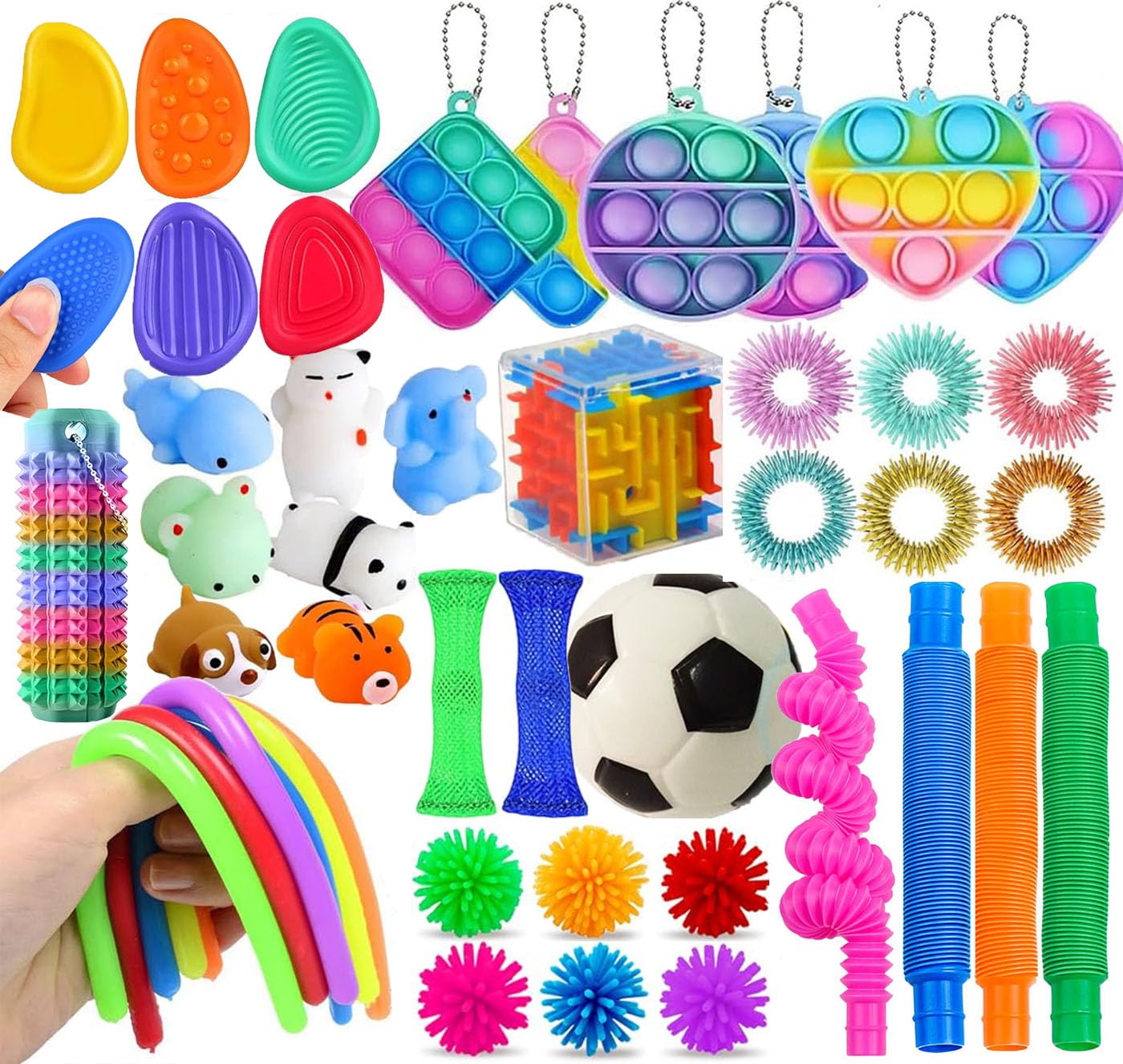 Fidget Toys Pack, Sensory Fidget Toys Set, Party Bag Fillers, Class Rewards Game Prizes, Christmas Birthday Gift for Kids