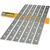 Planer Blades Knives for DeWalt DW735 7352 735X Thickness Planers with 13 Inch HSS Replacement Double edge 2 Set (6 pcs)