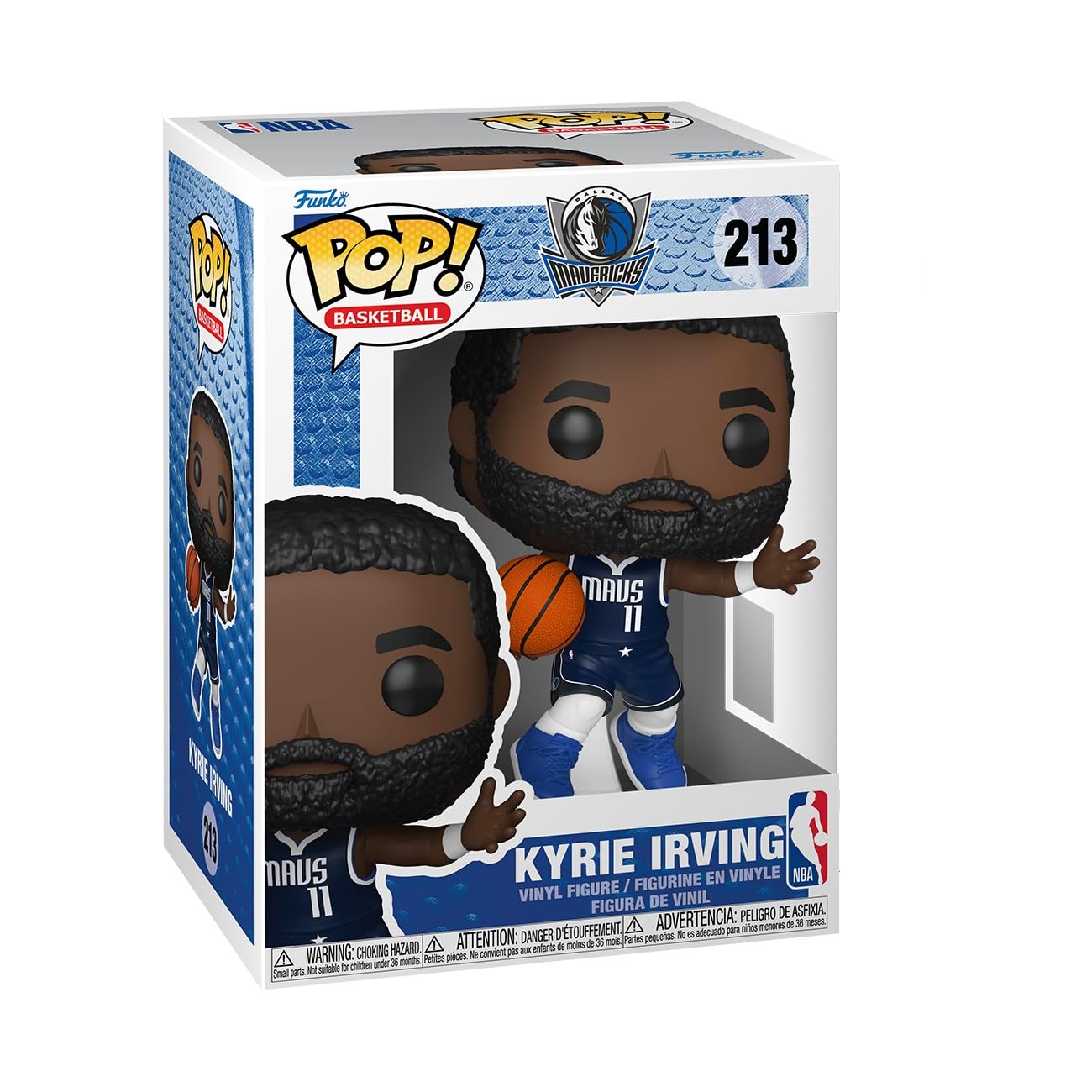 Funko Pop! NBA: Mavericks - Kyrie Irving - NBA Players - Collectable Vinyl Figure - Gift Idea - Official Merchandise - Toys for Kids & Adults - Sports Fans - Model Figure for Collectors and Display