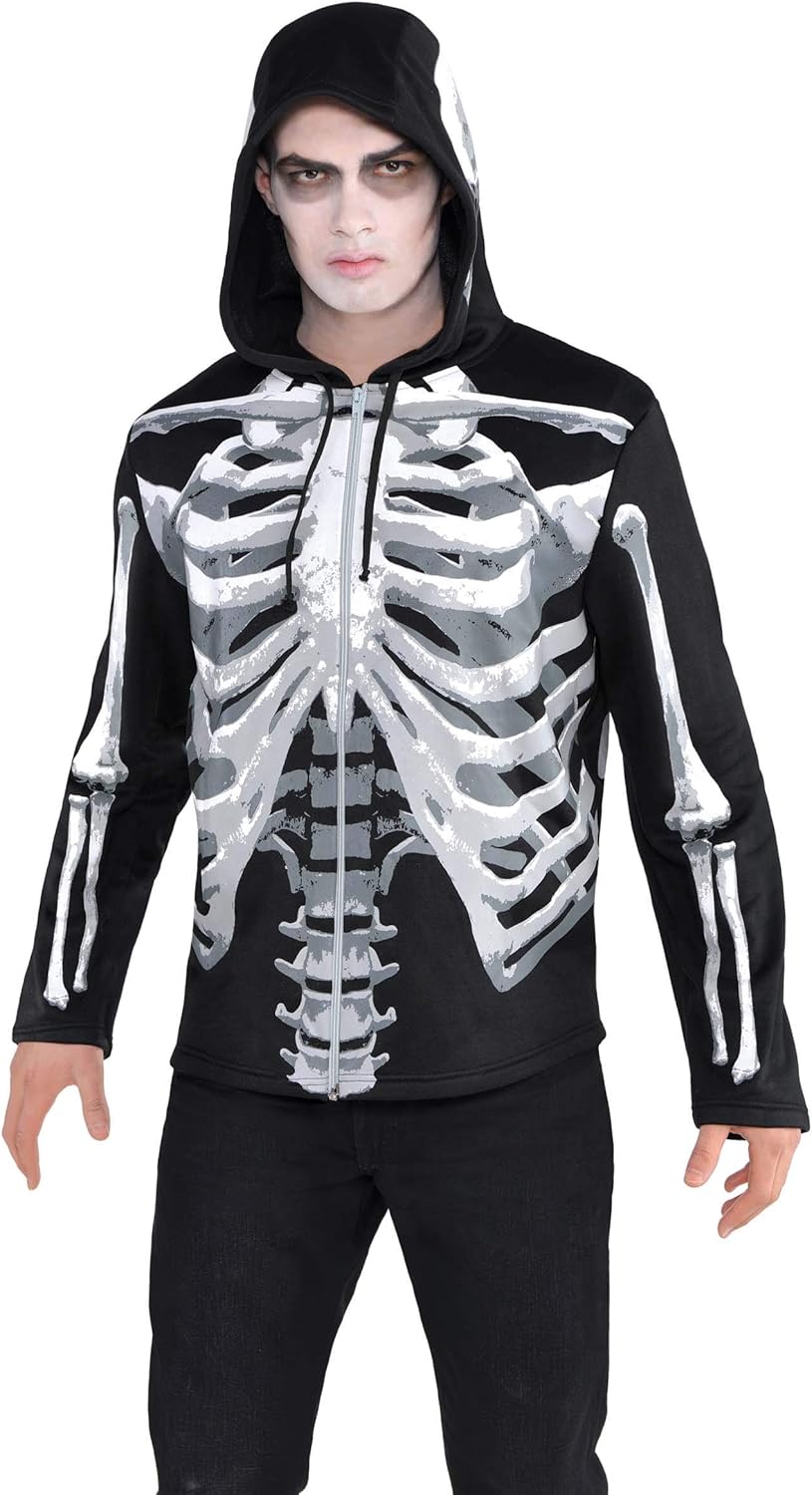 skeleton hoodie mens