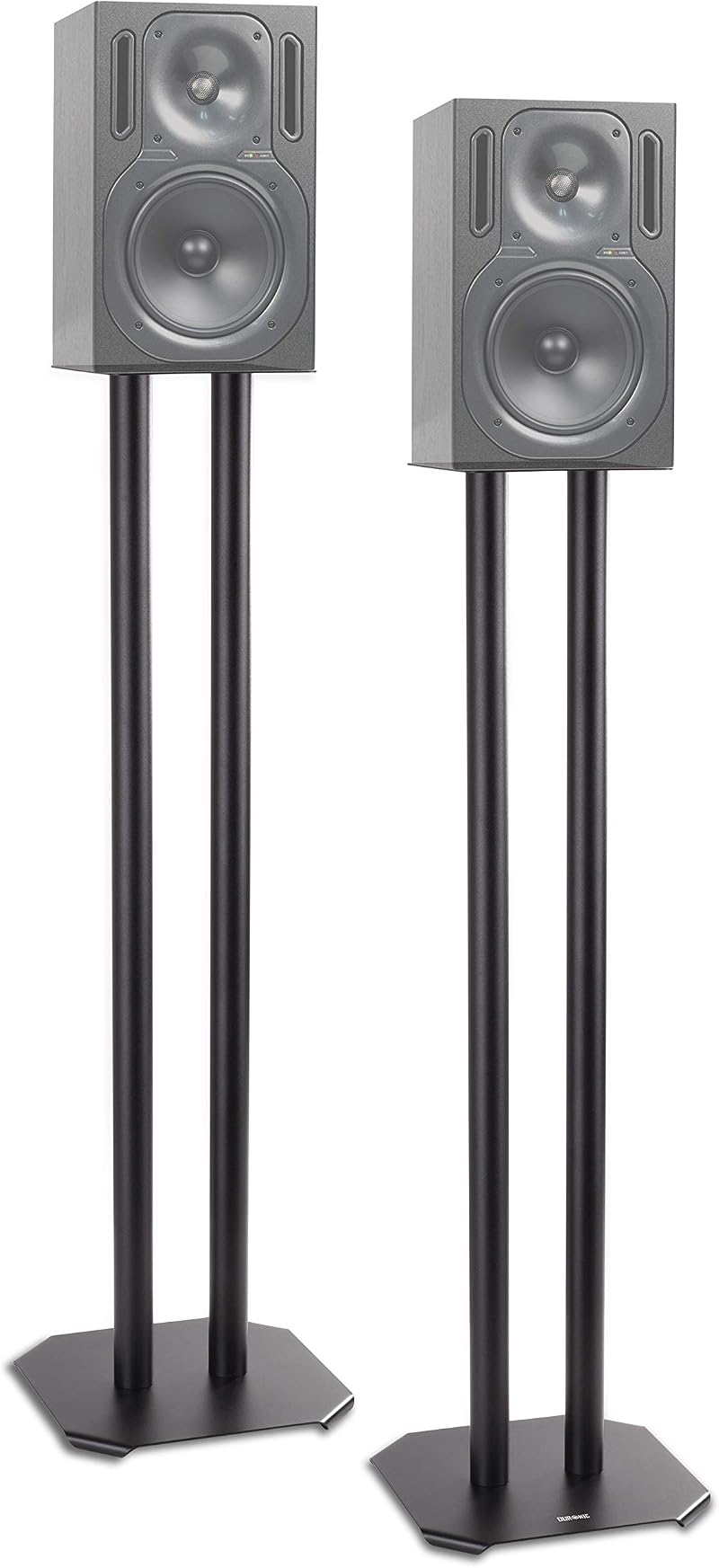 Duronic SPS1022 Speaker Stands Pair 80cm Hi-Fi Home Cinema Vibration Reducing