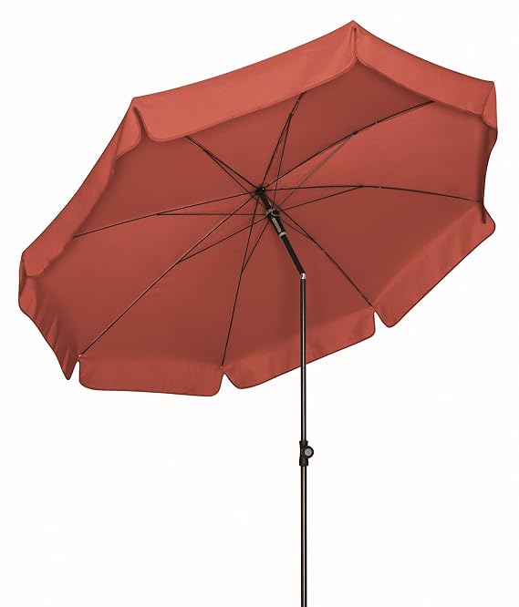 Absolut wetterfester Gartenschirm Sun Line III 150 von Doppler mit UV-Schutz 50 Plus, Farbe terracotta