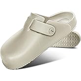 KEMISANT Women Clogs,Comfortable Mules Sandals Slippers Nurse Garden Shoes Unisex for Men Cushioned Support
