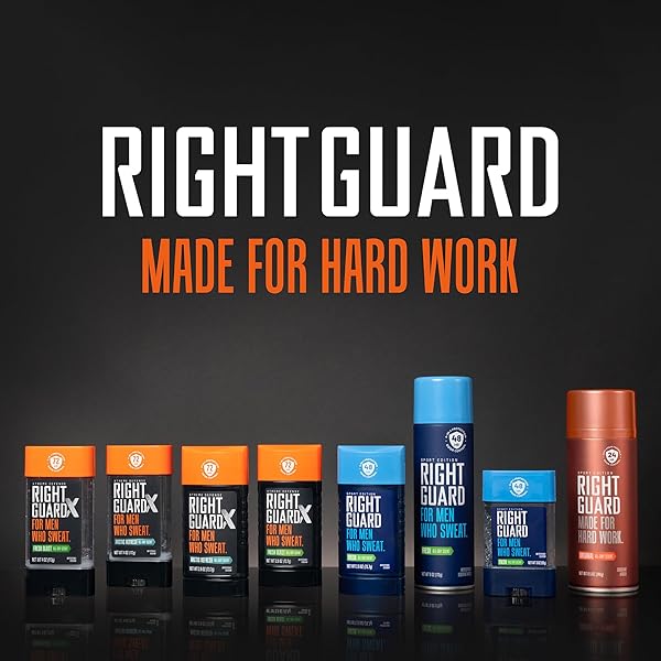 RIGHT GUARD SPORT DEODORANT SPRAY | ANTI-STAIN SPRAY DEODORANT FOR MEN | ALUMINUM FREE | 24-HOUR ODOR CONTROL | ORIGINAL SCENT, 8.5 OZ. (2 COUNT)