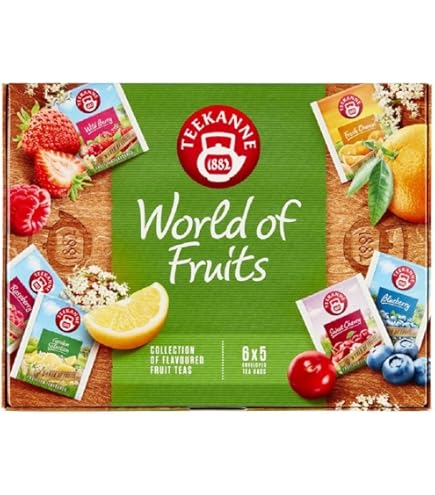 TEEKANNE フルーツミクスチャー 60g Teekanne Mixed Fruit Tea Bags - Shop Coffee at H-E-B