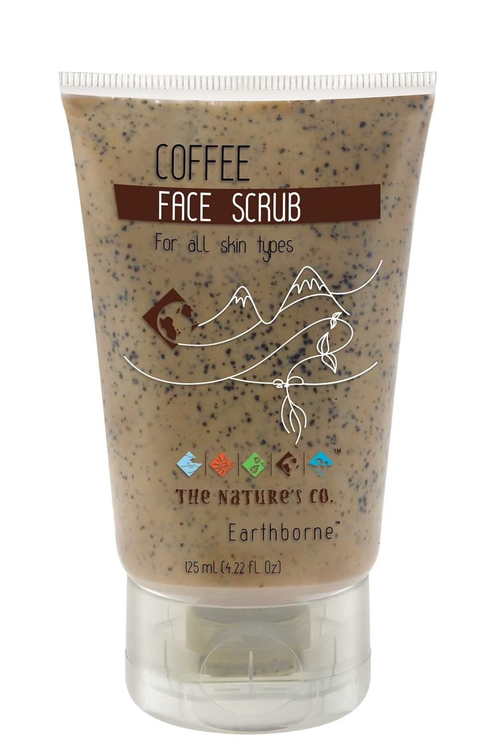 Buy The Natures Co Coffee Face Scrub, 125ml Online at Low Prices in