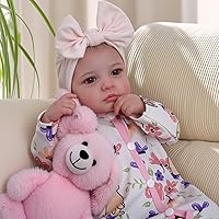 BABESIDE Reborn Baby Dolls - 20-inch Cute Soft Vinyl Realistic Baby Doll Real Life Baby Dolls with Complete Accessories Perfe