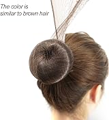 Sularpek Hair Nets 24Pcs Invisible Bun Nets 50cm Elastic Edge Brown Coffee view 6