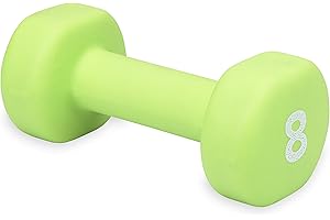 Gaiam Dumbbell Hand Weight (Sold in Singles) - Neoprene Coated Exercise & Fitness Dumbbell for Home Gym Equipment Workouts Strength Training Free Weights for Women, Men