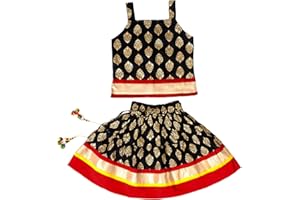 Chandrakala Kids Lehenga Choli Set for Girls (KL101-P)