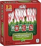 Brach's Red and White Peppermint Candy Canes, 12 ct