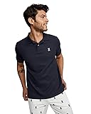 Psycho Bunny Polo Shirt Classic in Navy Large
