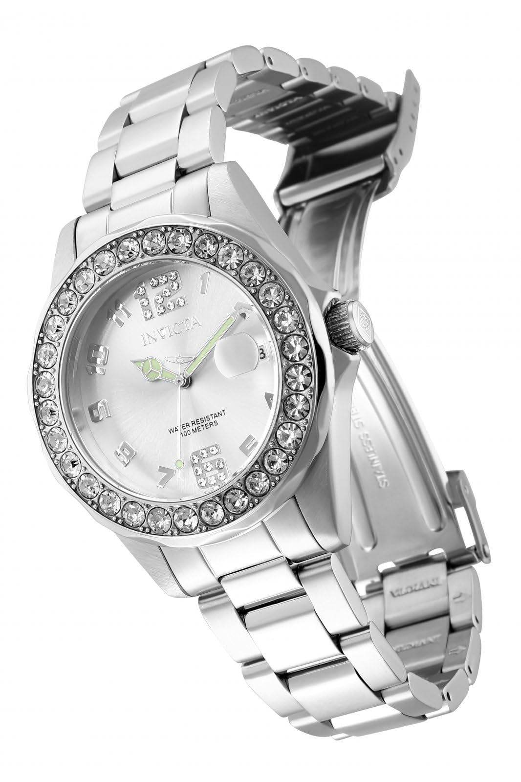 Invicta Women's 21396 Pro Diver Analog Display Quartz Silver Watch