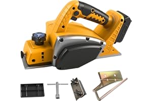 Cordless Hand Planer for DEWALT 20V Battery (Tool Only), 3-1/4" 15,000 RPM Brushless Wood Planer,Portable Electric Power Tool