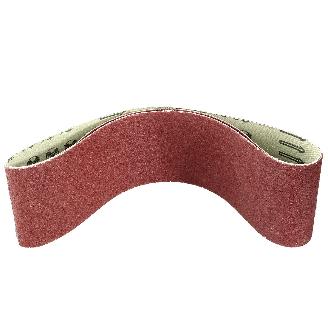 Sourcingmap 4-Inch x 36-Inch Aluminum Oxide Sanding Belt 80 Grits Sandpaper Lapped Joint for Belt Sander 2pcs