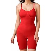 BRABIC Waist Trainer Bodysuit for Women Tummy Control Shapewear Round Neck Seamless Butt Lifter Full Body Shaper