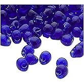 Miyuki Teardrop Seed Glass Fringe Beads Drops 4x3.4mm 15 Grams Cobalt Blue