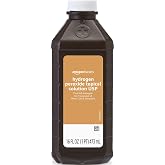 Amazon Basics Hydrogen Peroxide Topical Solution USP, First Aid Antiseptic for Cuts, Scrapes and Infection Protection, 16 fl oz, Pack of 1 (Previously Solimo)