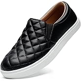 STQ Loafers for Women Memory Foam Slip On Sneakers EleeS Quilted 1.0 Comfort Fall Shoes