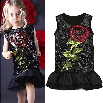 girls black sundress