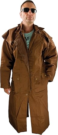 Staubmantel Reitmantel Regenmantel Duster braun XS - 5XL (3XL)
