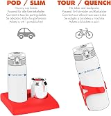 Ion8 Kids Water Bottle 350 ml Navy Blue Leak Proof Easy Open Dishwasher Safe view 6