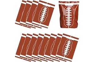 ALLPICK 30PCS Football Party Favor Gift Bags - Rugby Sports Theme Treat Bags for Kids Birthday
