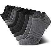 Tommy Hilfiger Mens No Show Socks - 12 Pack Performance Stretch Athletic Invisible Tab Liner Low Cut Socks for Men
