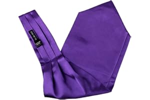 Dan Smith Solid Feel Silk Cravat Tie For Wedding Famliy Shirt Cravat Scarves Pocket-Square Cuff Set