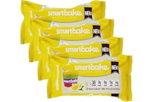 Keto Cakes, Keto Cupcakes, SmartCake, 0 Carbs, Smart Baking Company, Gluten Free, Non-GMO, Low Carb (Lemon, 4 Packages)