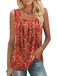 KTILG Womens Summer Top Fashion Sleeveless Shirt