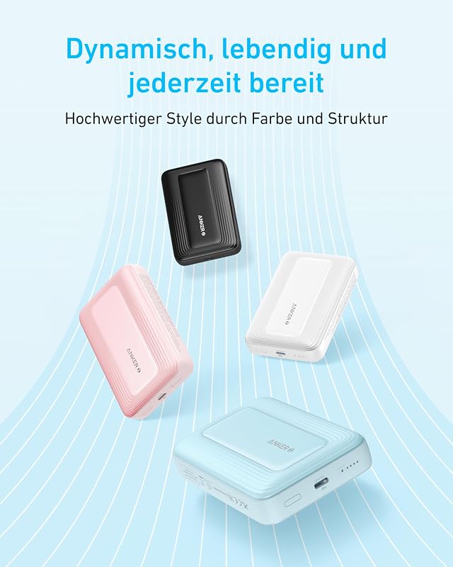 Zolo 10000mAh kompakte magnetische Powerbank 30W Schnellladen