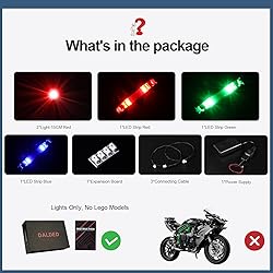 DALDED LED Lighting Kit for Lego Technic Kawasaki