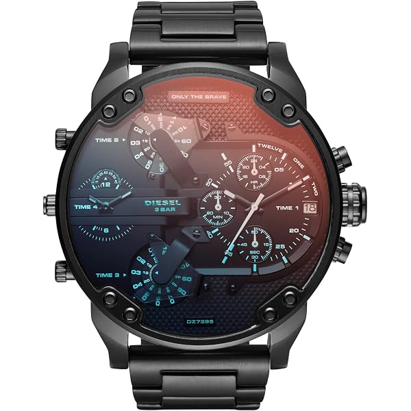 Amazon.com: Diesel Mr. Daddy 2.0 Men's Watch, Stainless Steel and